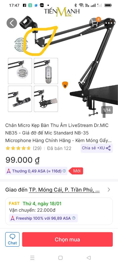 Gửi hàng thiếu không tốt trả lại tiền cho tôi thiếu cái cây sat nho