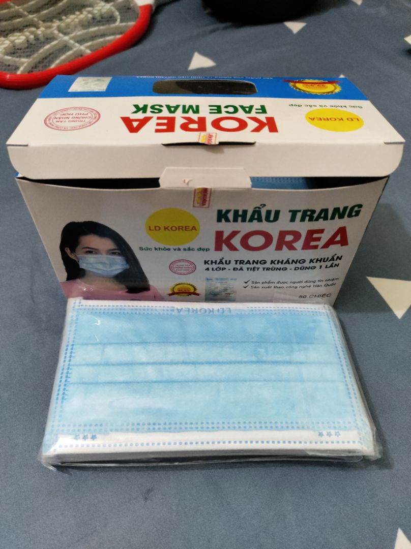 Khẩu trang dày dặn, thoáng khí, đeo thoải mái