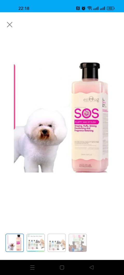 Mùi khá được. Xóa lên lông làm bọ chét trồi lên. Lông mượt mà