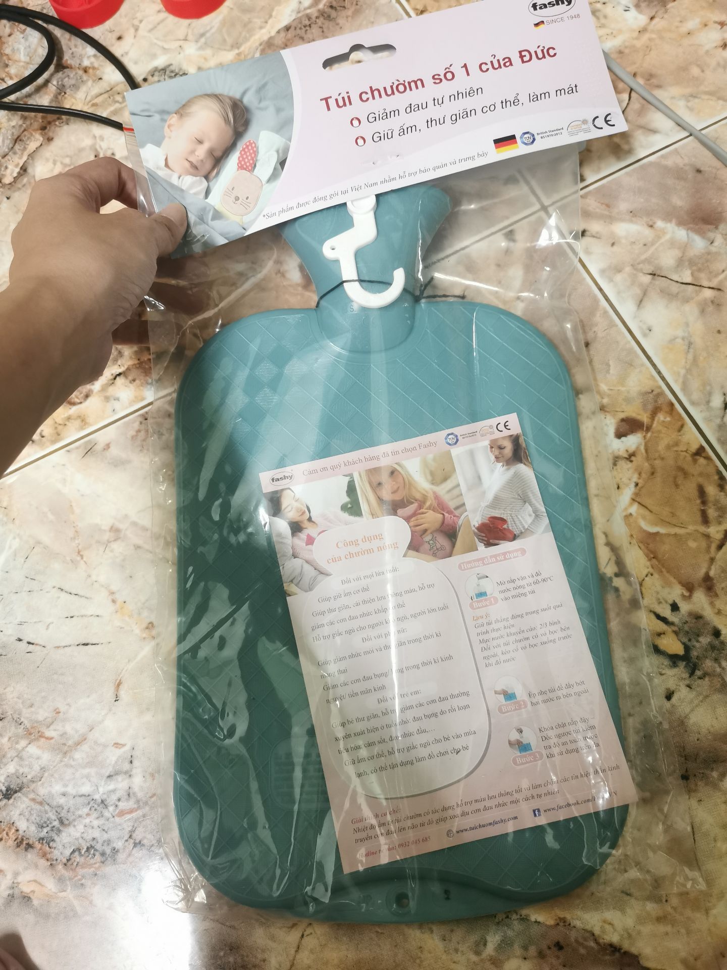 túi xịn sò. check thử mã sản phẩm thì đúng chuẩn hàng của Đức. hướng dẫn chi tiết, dễ sử dụng