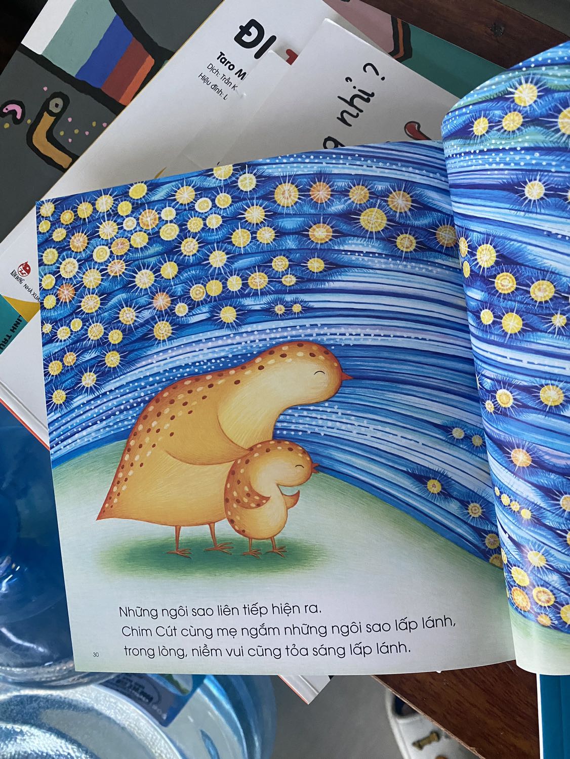 thấy con mình háo hức mở từng cuốn sách ra nhìn và bảo mẹ đọc cùng, thì chắc phải đặt thêm cho con để con thử xem sao