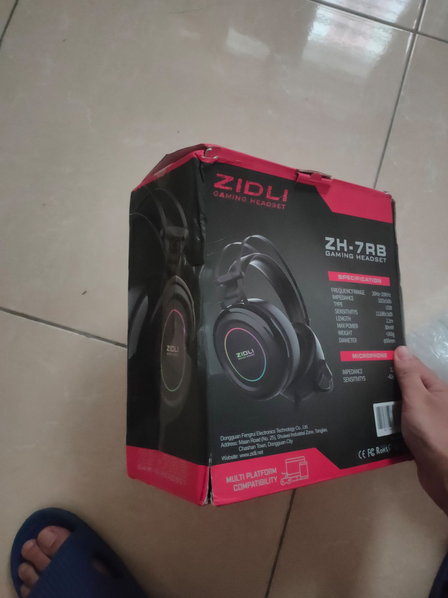 tốt hộp bị móp méo tí