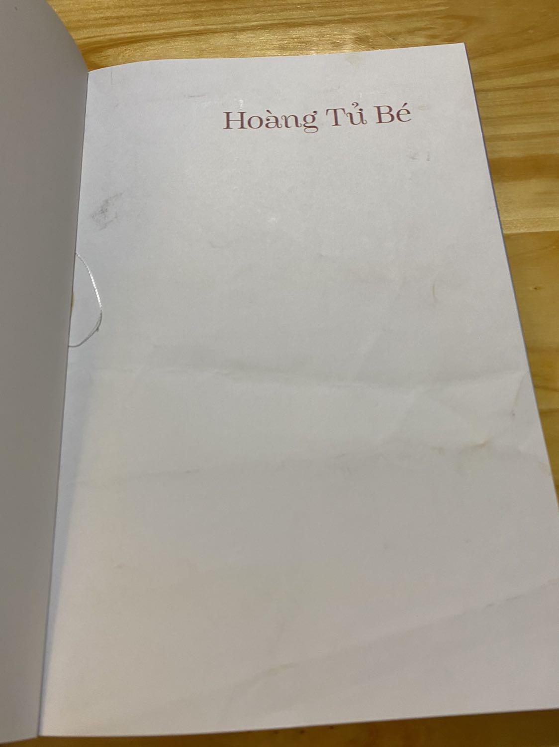 Sách dơ, bị nhàu giống như đọc xong rồi bán lại vậy
Không hài lòng