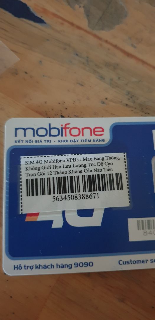 Đã nhận được Sim nhưng chưa sử dụng được ! 
Thấy mua ở Cellphones báo giá 1.4*** rẻ hơn mua trên này( trên này ghi giá 2.4*** trong khi thực tế 1.8***)
(Không biết sài đảm bảo không )