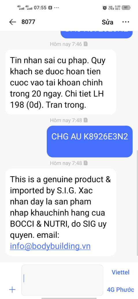 Mở ra mọi thứ oke nhưng check số sori lại ko được ,ko hiểu sao.đã check đươc đúng sản phẩm 5 sao cho shop.