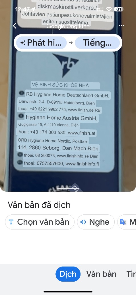 Sản phẩm chính hãng Finish. Đúng là nhập từ Châu Âu, nhưng trong mô tả của nhà bán hàng còn ghi thếu nước Đan Mạch và Thổ Nhĩ Kỳ 😆. Tôi chọn mua 1 thùng 4kg (xem hình mô tả), nhưng không hiểu tại sao shop giao 2 thùng là 3kg và 1,2kg. Như vậy khách lời 200gr, cảm ơn shop.