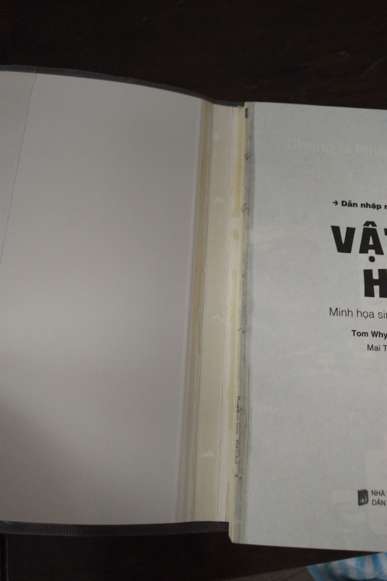 Cuốn sách rách bươm như vầy mà cũng lấy giao cho khách được ?