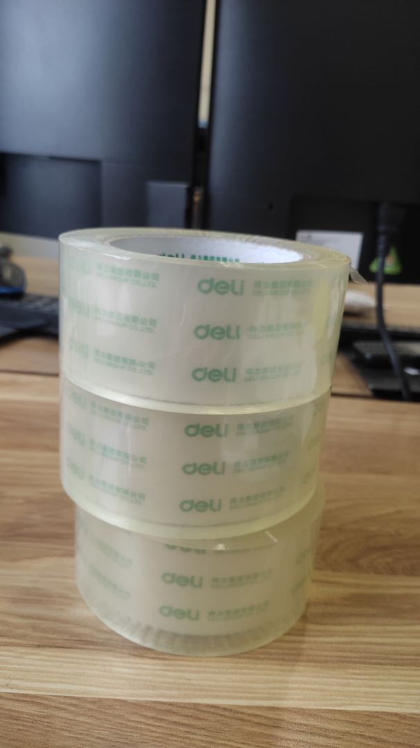 băng dính trong nhìn thấu lõi giấy mà rõ nét lắm. Cực ưng ý. 10₫