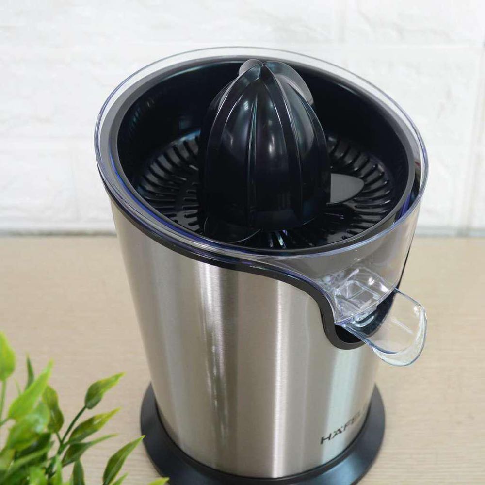 Giao hàng nhanh. Máy Vắt Nước Cam HAFELE GS-401 có thiết kế nhỏ gọn, tốc độ quay vắt ổn định, giúp bạn nhanh chóng có được những cốc nước cam bổ dưỡng. Máy có chức năng đóng mở chống nhỏ giọt, đảm bảo vệ sinh hơn.