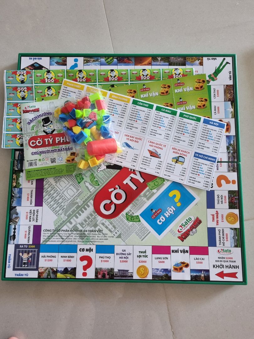 Giao hàng nhanh. Màu sắc đẹp. Có tặng kèm xúc xắc gỗ lớn, các bạn nhỏ rất thích. Chơi vui