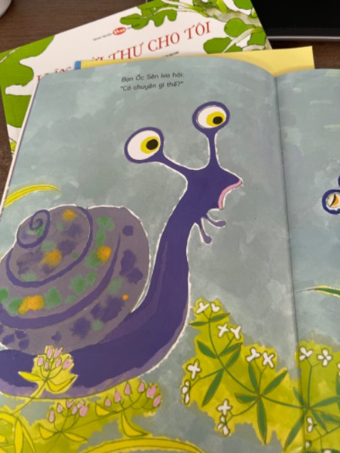 Mẩu chuyện ngắn dễ thương in hình màu săc đẹp hài hoà thu hút