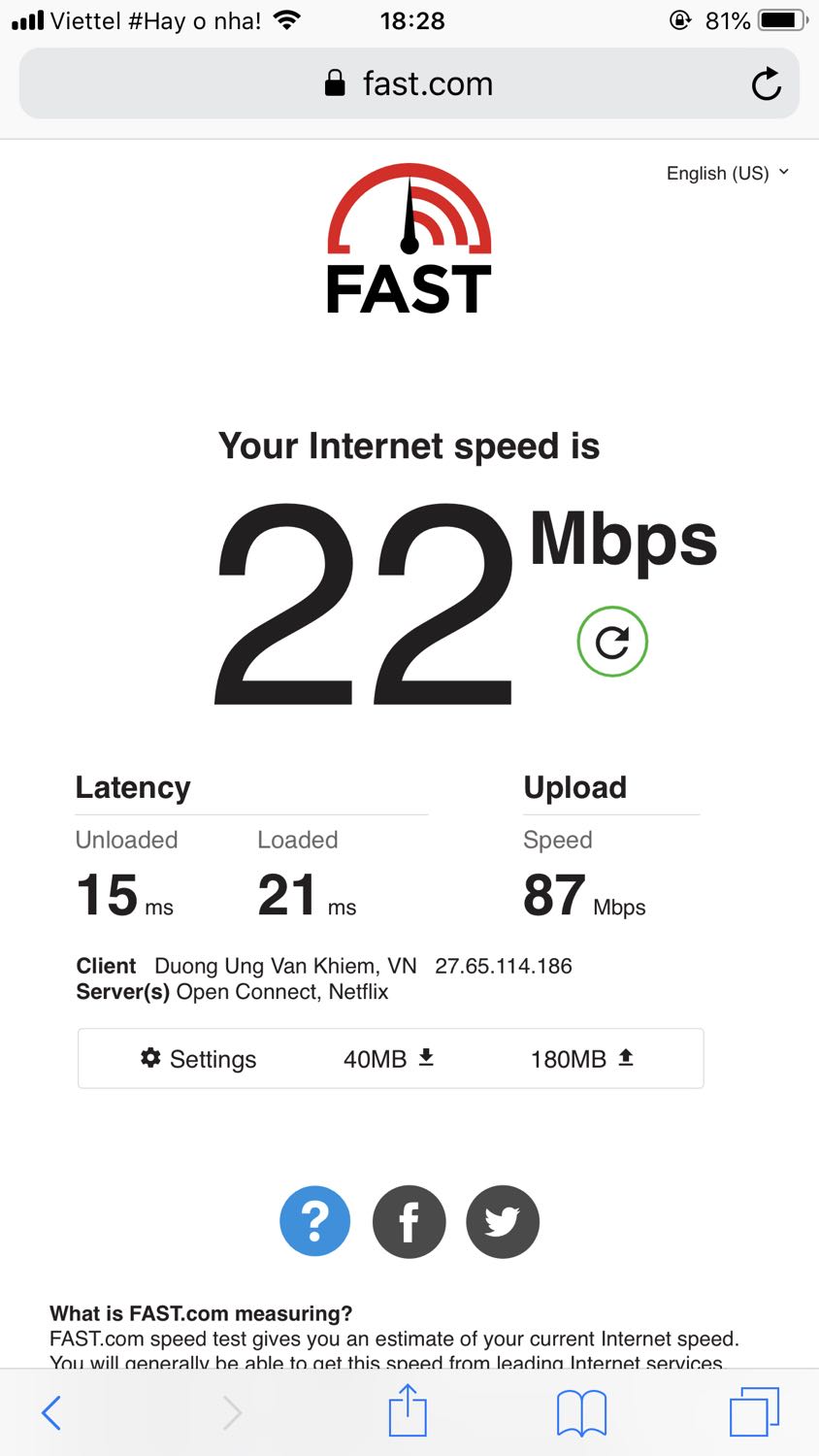 Đã dùng gần 1 năm thì bắt đầu dở chứng. Tét 5Ghz/dây chỉ đc 20 mấy Mb trong khi ngta gói 120Mb. Chịu tải kém, vài thiết bị là đơ. Một lần trải nghiệm và say gút bai các thể loại router dùng chip Realtek, Mediatek, cứ Qualcomm, Broadcom mà giã