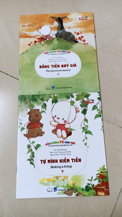 Một bộ sách đáng đầu tư cho các con, lần đầu tiên mình biết đến trí tuệ FQ rất thú vị, sách gồm những câu truyện kể về cách quản lý tiền bạc rất hợp lí