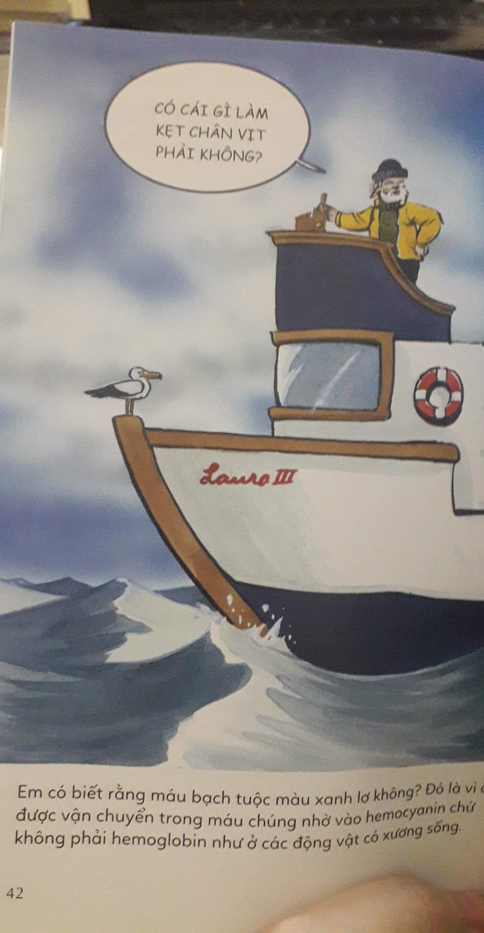 Sách rất thú vị, cung cấp những kiến thức mới mẻ về bạch tuộc. Mua cho cháu mà mình đọc thấy thích quá luôn ~~