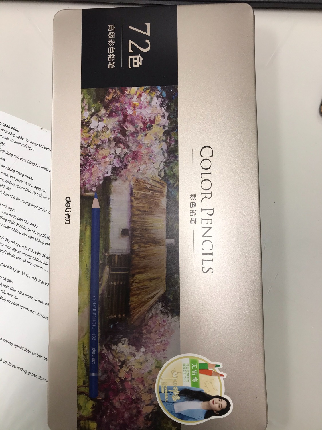 Mình mua cho con dùng, sản phẩm nhận được rất tốt, màu đẹp sắc nét, đóng gói cẩn thận, giao hàng nhanh! con mình rất yêu thích, rất hài lòng khi mua được sản phẩm ưng ý..