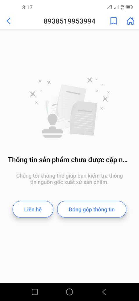 Sản Phẩm Đóng Gói Rất Kỹ,Nhưng Mã Vạch In Trên Chai Sản Phẩm Quét Thì Thông Tin Chưa Xác Thực,Còn Một Mã Quét Ra Sản Phẩm Khác.