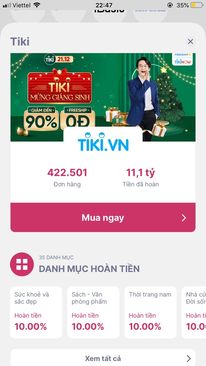 Hàng của tiki trading nên rất yên tâm về chất lượng. Mua đợt sale 12/12 và qua cashbag nữa nên tính ra giá 650k thôi. Các bạn hay mua hàng online hãy dùng ứng dụng cashbag để dc hoàn % tiền. Tải app cashbag hoặc cashbag.vn/5QEDDH8. Nhập mã người giới thiệu (5QEDDH8) để bạn và mình đều nhận dc quà nhé