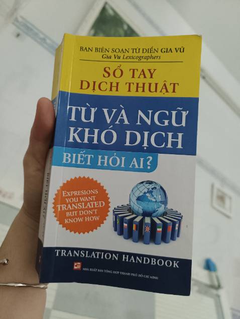 Mình mới nhận đc sách, sách hay, thú vị, hỗ trợ trong việc dịch những từ lắc léo