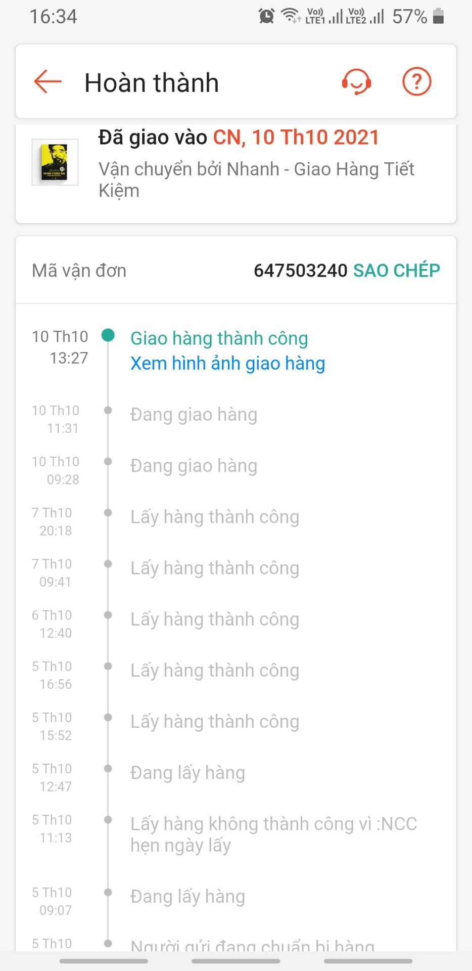 Nhân viên giao hàng tại địa phương làm việc rất tốt nhưng Best và TiKi treo hàng tại TP.HCM quá lâu. Tóm lại TiKi làm ăn rất chán, đặt sách bên  *** cùng thời điểm chỉ mất từ 4 đến 5 ngày là nhận hàng trong khi TiKi mất nửa tháng. Ai có ý định mua nên chuyển qua *** đặt cho nhanh