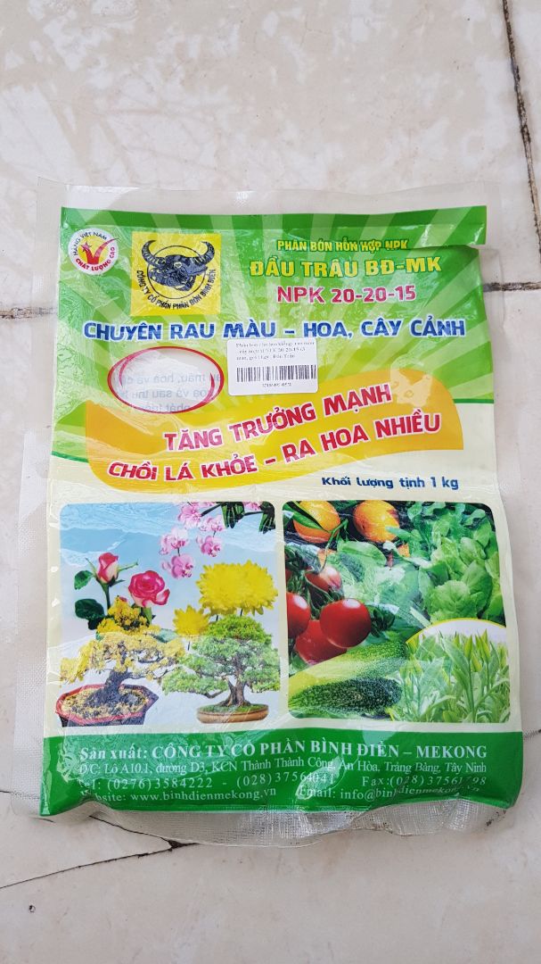 sp giao nhanh, đã dùng hết cho vườn cây nhà mình. Lưu ý khi dùng nên theo HDSD của hãng hoặc bi quá chat shop tư vấn chứ dùng đại liều lượng không đúng dễ hại cây lắm nha mn.