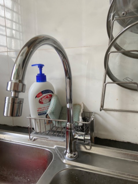 Hàng inox 304 xịn, nặng, chắn chắn. Đầu vòi xoay 360o. Rất hài lòng về SP này. 👍👍👍