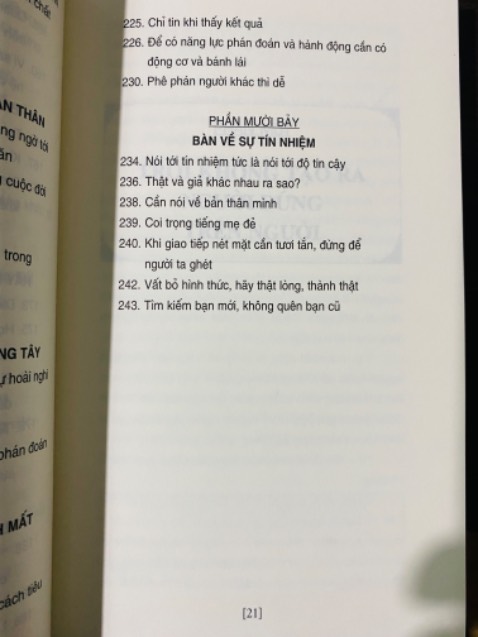 Sách triết lý, không có bookmark đi kèm Sách triết lý, không có bookmark đi kèm