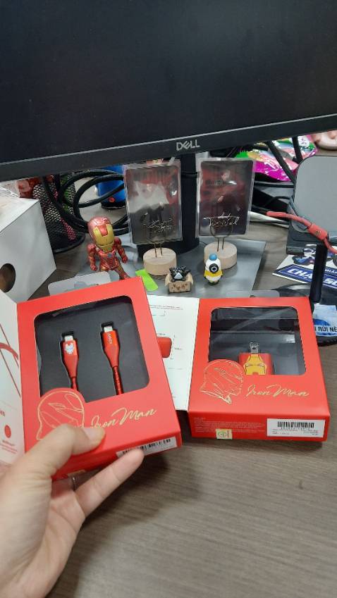 Dây nhìn chắc chắn và xịn xò vì có iron man đúng ý mình luôn, có điều giao hơi lâu, giờ thấy có tikinow rồi nên chắc giao sẽ nhanh hơn á, fan marvel là nên mua nghen