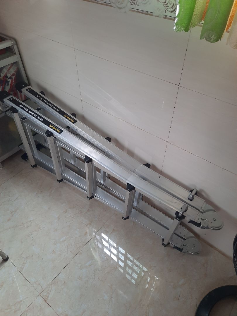 tiện lợi, xếp gọn. có điều là độ dày của thanh nhôm không biết có chịu được 300 kg như quảng cáo không?