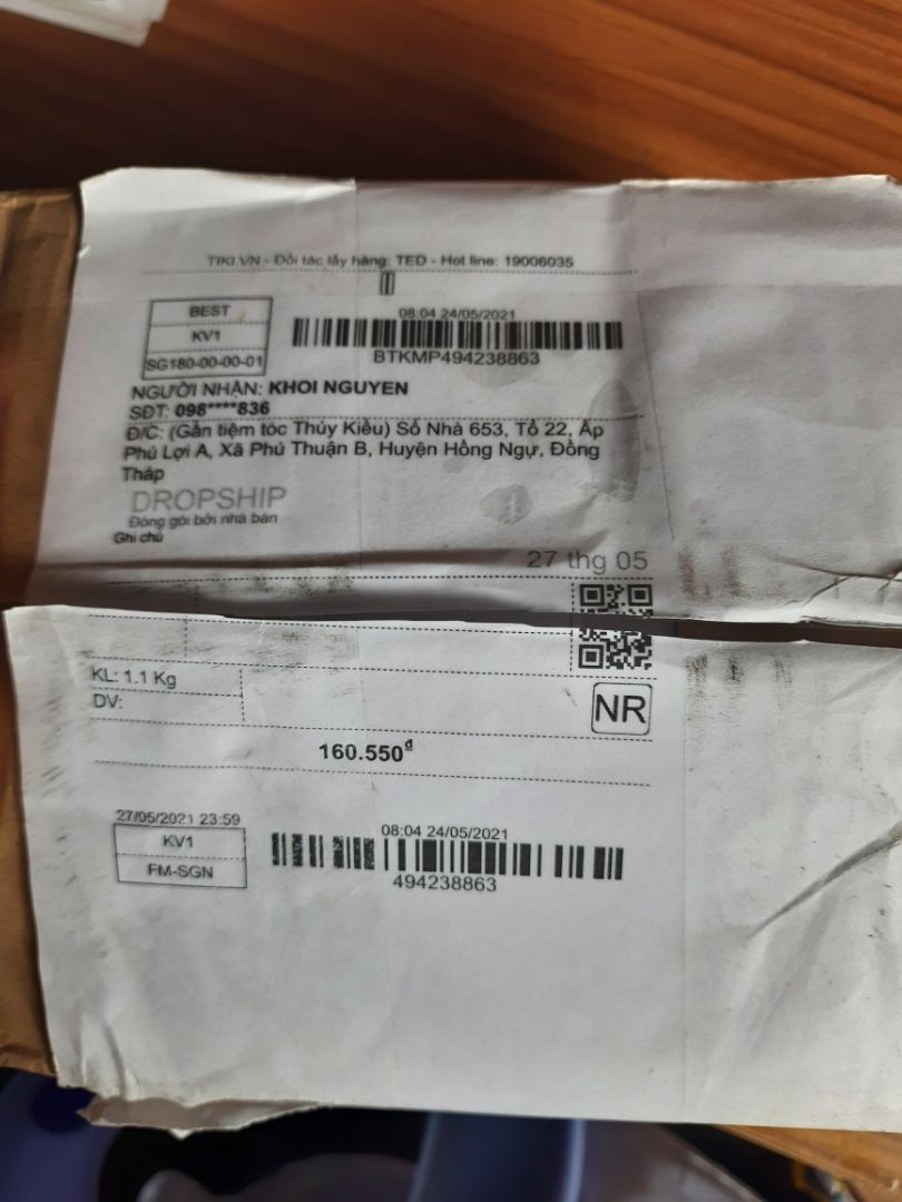 Đặt 2 túi Hạt chia chỉ nhận được 1 túi, yêu cầu giao bù lại cho đủ đơn hàng, tôi tin tưởng tiki cũng như cửa hàng mới đặt mua.Mong xử lí nhanh sự việc và khắc phục.