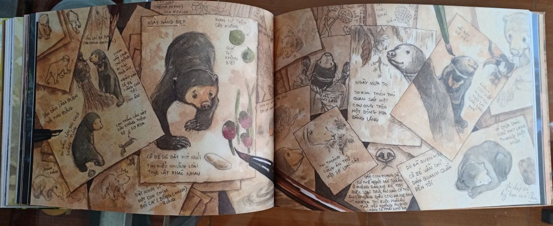 Câu chuyện cảm động, tranh vẽ đẹp, tự nhiên ,giàu cảm xúc. Rất ủng hộ những quyền sách có giá trị về động vật, môi trường và thiên nhiên.