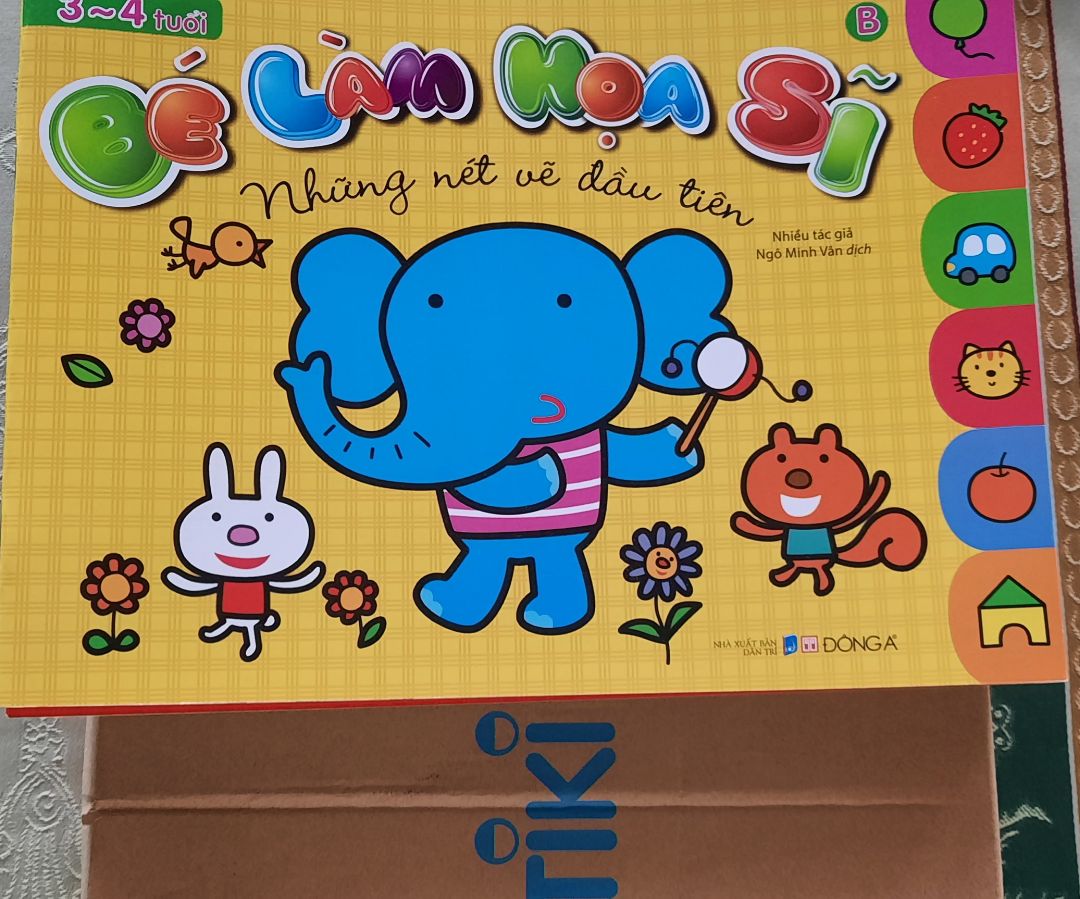 Sách khá tốt, bố cục phù hợp cho các bé bước đầu làm quen với màu sắc
