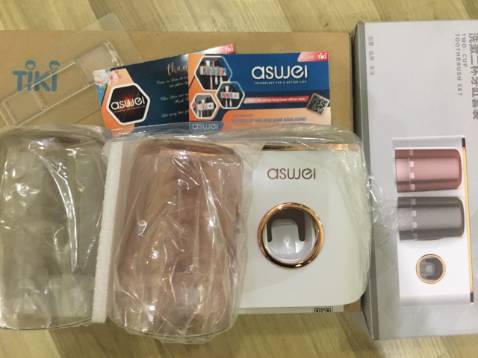 ✍ KỆ NHÀ TẮM - BỘ NHẢ KEM ĐÁNH RĂNG ĐA NĂNG ASWEI® .
ღ
✍ Rất bất ngờ với sản phẩm, rất đáng tiền. Sản phẩm dùng rất oki, nên mua bởi nó gọn gàng, sạch sẽ và rất tiện lợi.