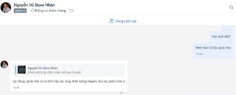 Giao hàng tới feet thì mòn như đã sử dụng rồi, hộp thì xước. Nhắn tin với shop thì kêu không đổi do chạy trên bang chuyền nên feet mòn Giao hàng tới feet thì mòn như đã sử dụng rồi, hộp thì xước. Nhắn tin với shop thì kêu không đổi do chạy trên bang chuyền nên feet mòn