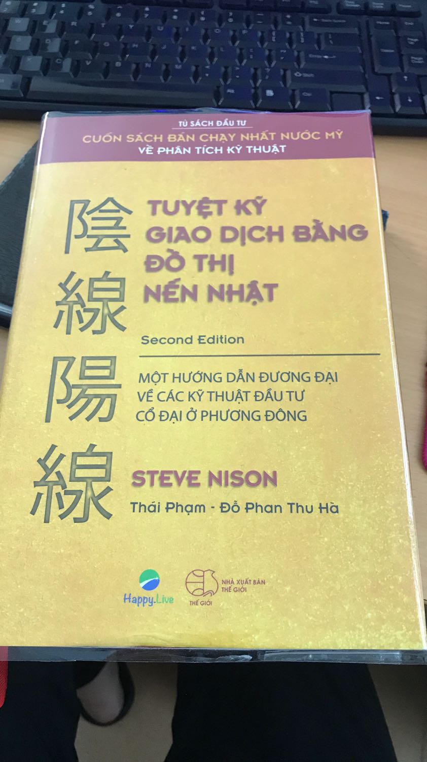 Sản phẩm rất đẹp. Chất liệu giấy tốt. 
Nội dung thật sự rất cơ bản. Ai đam mê trường phái Price Action nên đọc qua 1 lần để từ những ví dụ của tác giả nắm được ý nghĩa từng loại nến. Sách được dịch khá trơn chu. Mình rất hài lòng với quyển sách này. Mong mọi người đọc và thực hành nhiều để quen thuộc với các mẫu nến hay gặp trong đồ thị để từ đó đưa ra các chiến lược giao dịch phù hợp nhé. Chúc mọi nhà đầu tư đều thu được lợi nhuận.
