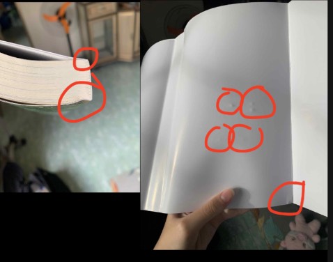 Sách bị df siêu nhiều phải hơn 10 lỗ lõm cực to ở bìa keo, mà k chỉ bìa keo k mà nó bị lõm sâu vô bìa áo,sách bên trong.Gáy sách thì bị cong,gập hết cả 2/4 góc.Phần gáy của bìa keo cũng bị gập thành một hình tam giác.Thật sự trải nhiệm quá tệ.Đóng gói sơ sài,có chống sốc nhưng k đáng kể,dán băng keo k kín (chỉ dc tối đa 5 ảnh nên mình sẽ ghép nh bức vô một ảnh,mỗi hình tròn đỏ đều là một vết df riêng k trùng vs bất cứ cái nào)