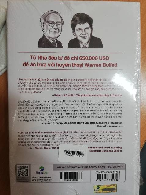 Nội dung rất tốt cho tư duy những người đầu tư, sách in ấn tốt, chất lượng giấy và cách sắp xếp tốt. Sách đóng gói bao bì cẩn thận, giao hàng đúng thời gian.