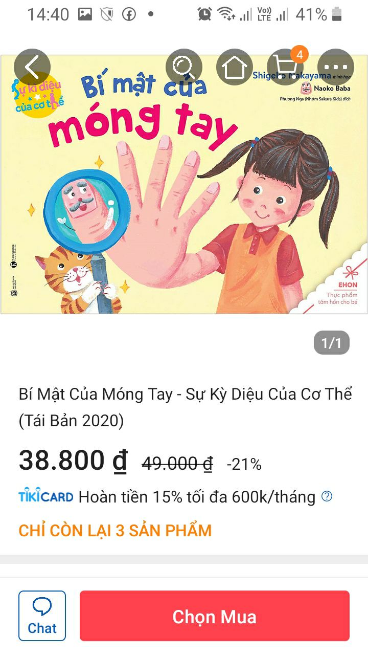 Sách đẹp giá tốt,  nội dung dễ hiểu, giúp bé hiểu biết được bộ phận cơ thể 1 cách dễ dàng.