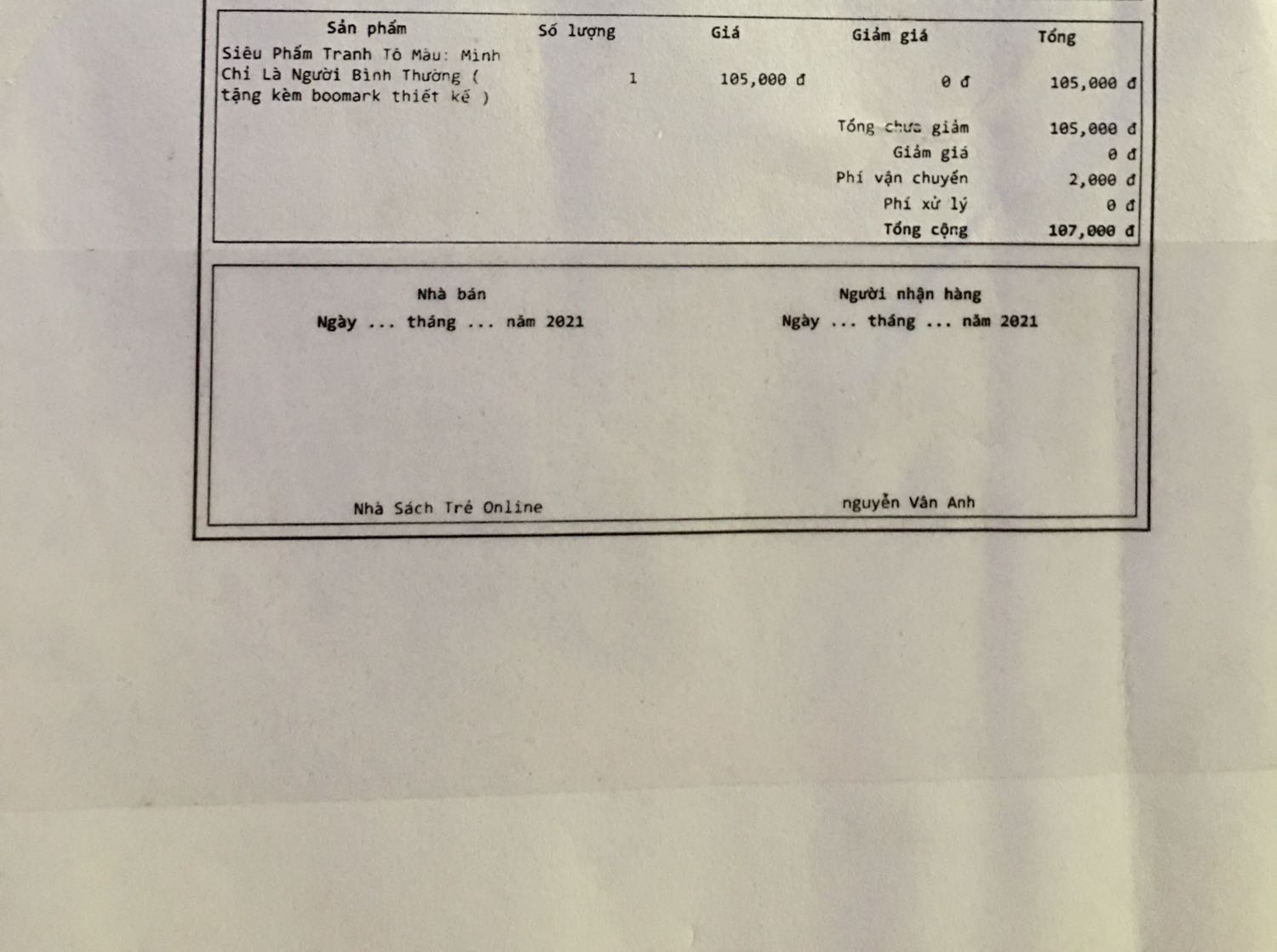 Rõ ràng mình đặt loại có thêm boomark thiết kế. 
Mà chẳng thấy đâu ! Hy vọng có mà mở ra không có. Bực quáaaa. 
Gói hàng thì chẳng cần thận gì !