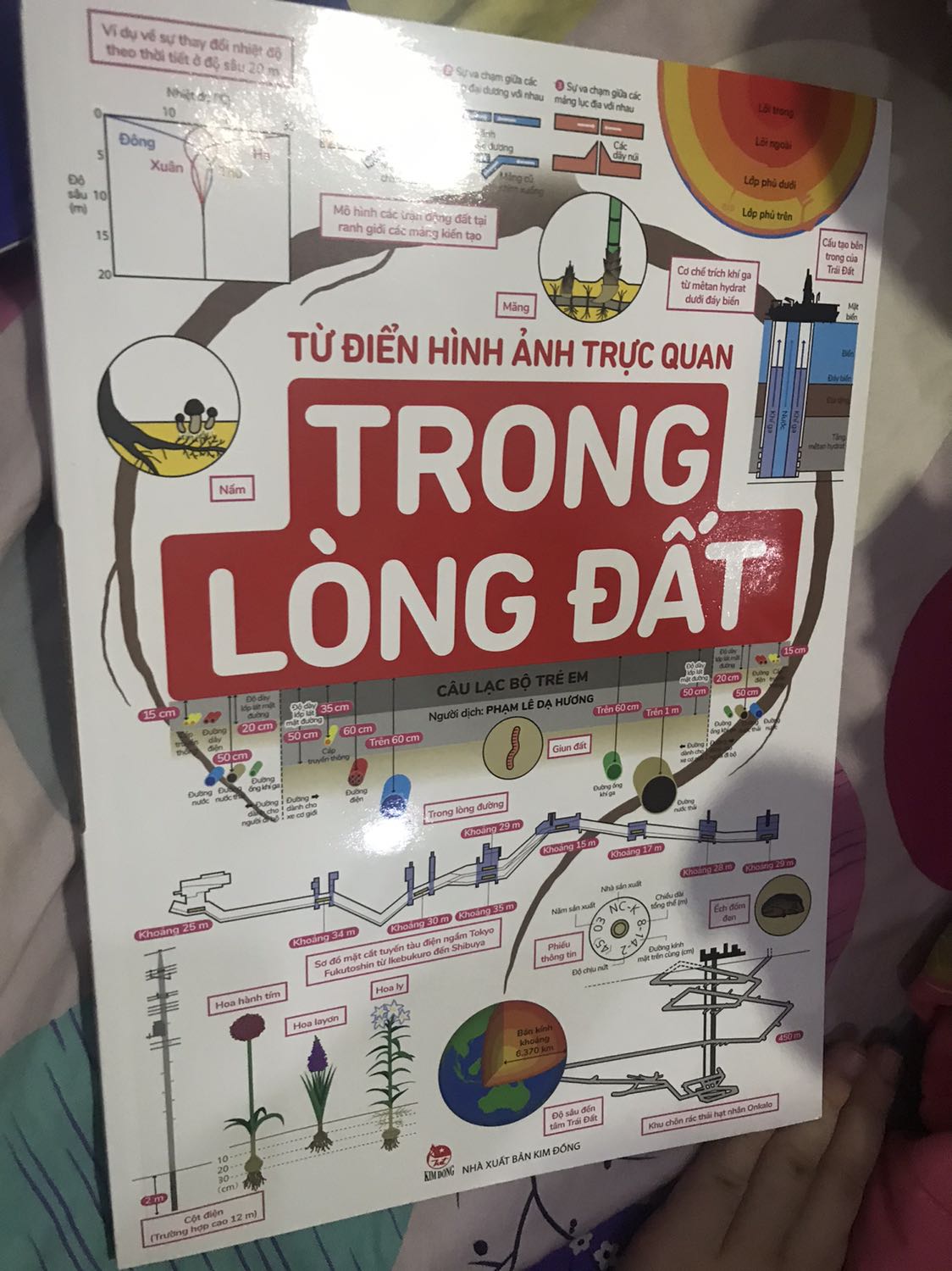 Sách bìa cứng, hình ảnh minh hoạ nhiều.  Mình thấy cũng đẹp, nhưng nội dung bố cục hơi nhiều quá, có thể bé sẽ lười đọc.  Giao đủ & siêu nhanh. Mới đặt hôm nay là ngày mai giao tới liền.
