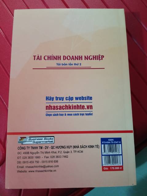 Sách như hình. Khuyến mãi sâu. Trừ 1 sao vì app báo giao hàng ngày 15 nhưng thực tế ngày 17 mới giao. Không biết lỗi do Tiki hay do shop.