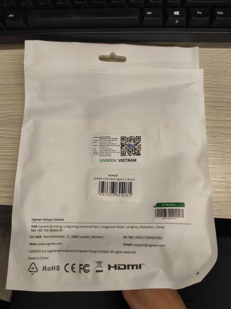 Sản phẩm đóng gói ổn, dùng tốt, dây có vọc vải khá đẹp