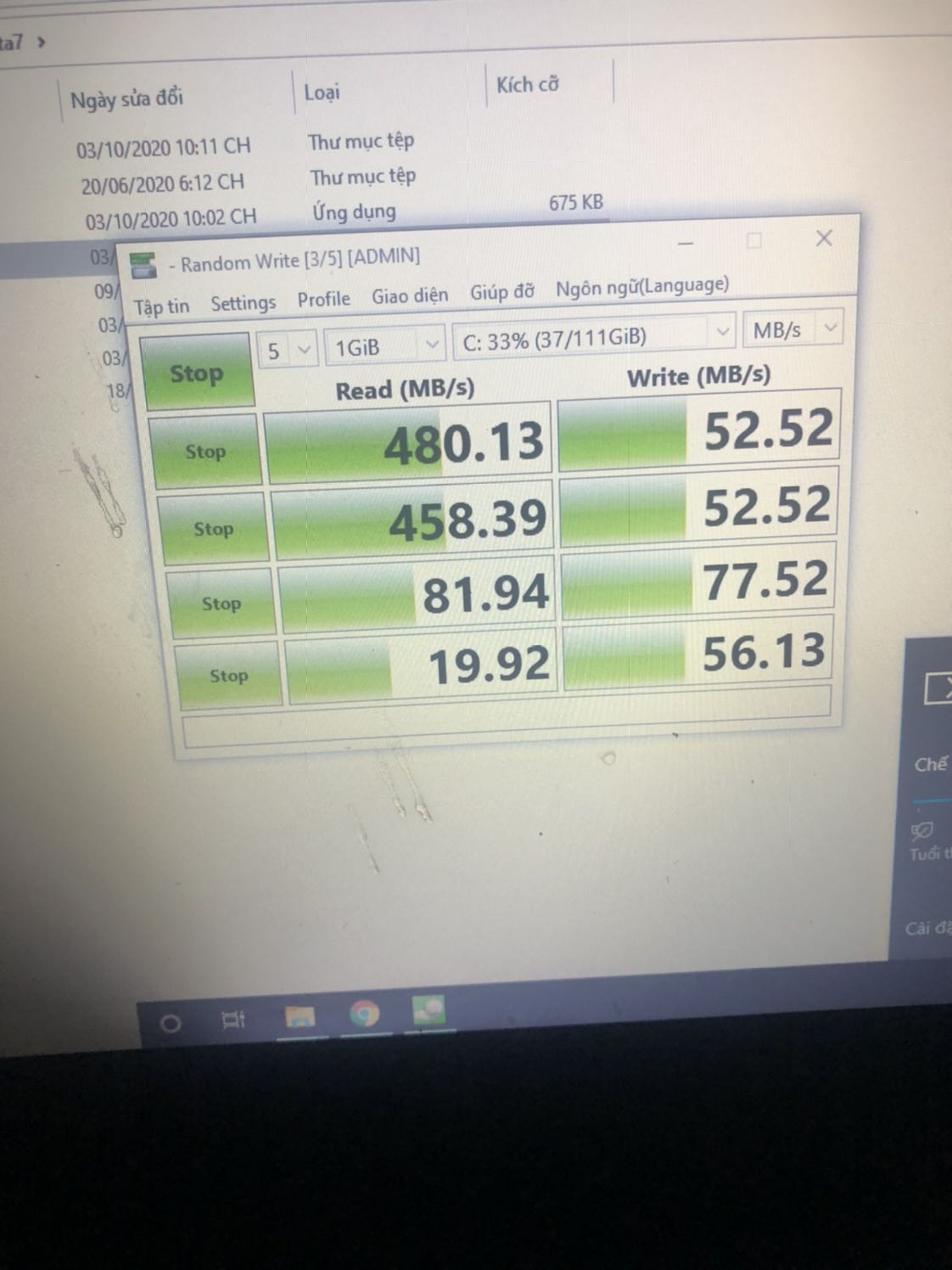 Không nên mua nha mọi người.tốc độ ghi chỉ ngang với ổ hdd thôi(45mb/s).Đang gọi điện lại để trã hàng...k ngờ tiki cũng bán hàng k đúng như quảng cáo thêm cái vụ trã hàng phải gọi mà k ai nghe máy ..chắc trở lại shoppe tiếp..