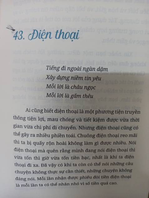 Sách gồm 47 bài kệ, chứa đựng những lời dạy ta thực hành chánh niệm trong những việc hàng ngày đơn giản nhất. Mỗi ngày cố gắng thực hành theo 1 bài kệ trong sách là mình đã thấy được bình an rồi.