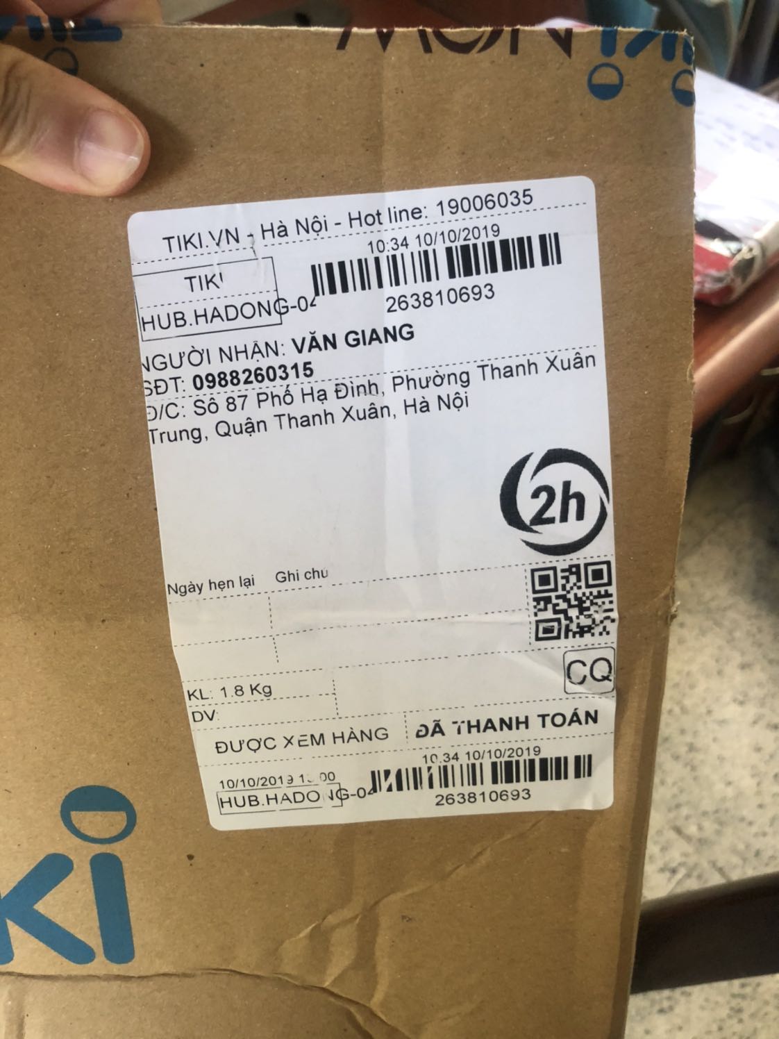 Lục đặt thực sự không tin tưởng lắm về chất lượng với giá đó. Nhưng khi nhận đc sản phẩm thì tôi mới thấy chất lượng khá tốt và phù hợp với chất lượng sản phẩm!