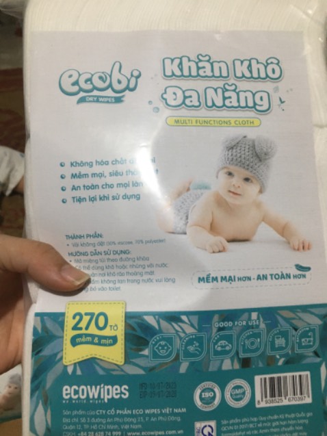 Khăn mềm mịn, đóng gói cẩn thận