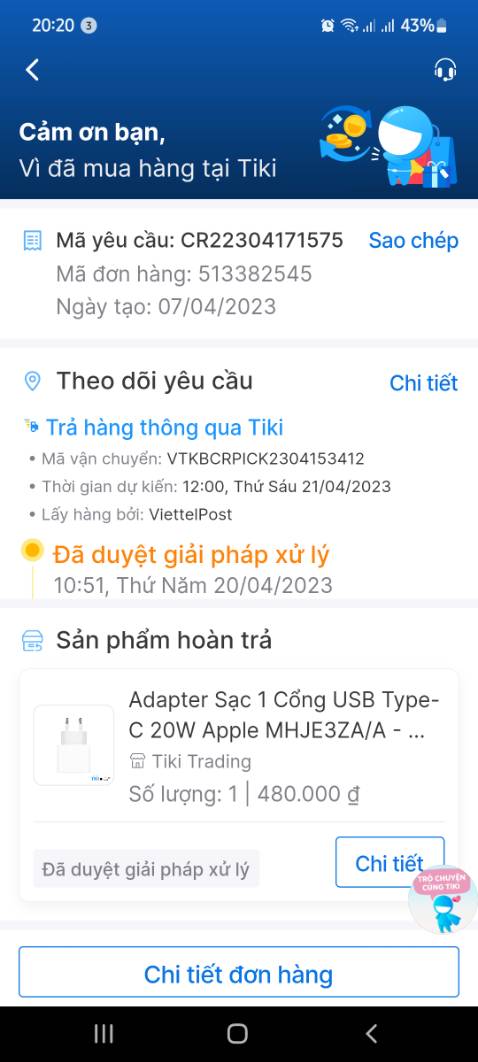 Tiki và nhà bán *** khách hàng. Ko thỏa đáng. Sp sạc nóng máy cả nhóm người trong *** và fpt điều công nhận sp củ sạc nóng máy khủng khiếp. Trả hàng nó in ra tờ giấy a4 nói sp chính hảng thế là bắt ép khách hàng phải sử dụng. Ko cho trả hàng hoàn tiền trong khi mua ở *** sạc im ru mát rượi và nếu khách báo sp nóng hay lỗi là đổi ngay cho khách còn tiki thì cướp tiền của khách. Đem về kiểm tra xong gửi lại cái nồi bể và thời gian bảo hành kéo dài do vận chuyển đi và chờ là gần đủ 12 tháng. Tôi xá lạy cúng cô hồn cho ăn dọng rồi đứt ko có phá sản sớm dẹp tiệm mẹ cho xã hội trong sạch. Quá trời sợ cái bọn này rồi. Mong cơ quan sớm vào cuộc