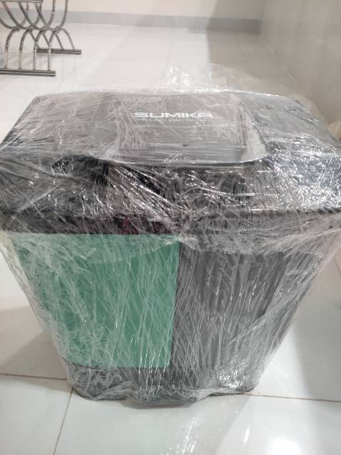 Nhận hàng còn nguyên vẹn, thùng to, quai xách hơi mỏng, tiếc không có chỗ chặn miệng túi rác giao hàng đúng hẹn.