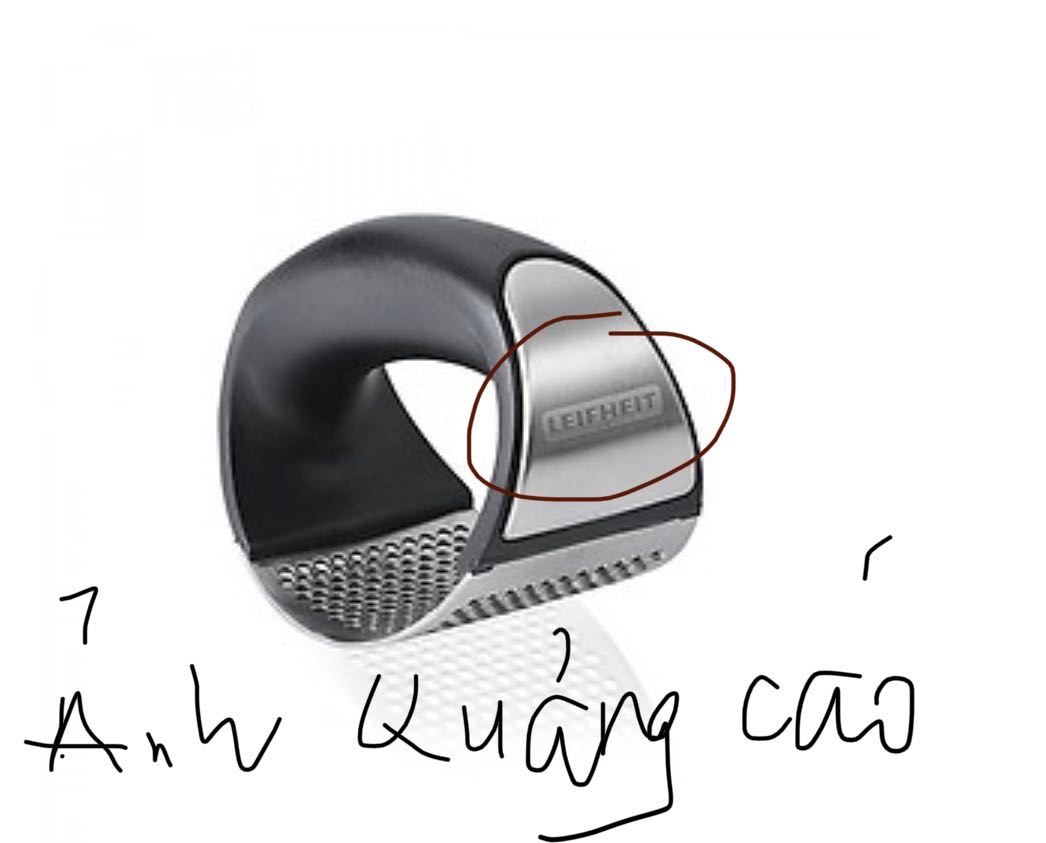 Sản phẩm quảng cáo trên hình có xuất xứ của hãng Leifheit (Đức) trong khi hàng nhận được xuất xứ Trung Quốc và ko hề có hình in nổi tên hãng trên sản phẩm như trong quảng cáo.