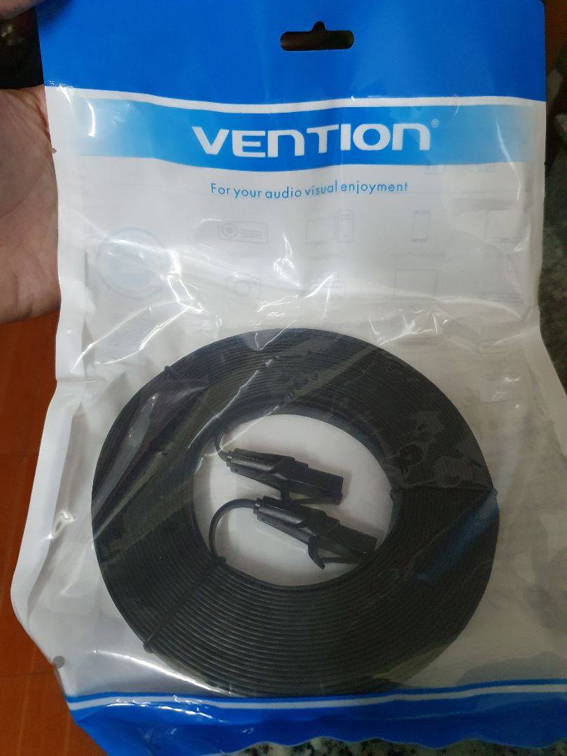 Mới biết thương hiệu Vention gần đây nhưng thấy review trên các diễn đàn khá tốt.
Đóng gói đơn giản, dây quấn rất ngay ngắn. Hình thức ok.
Mạng nhà mình có 100MB thôi nên không *** được có đúng cat 6 chuẩn không, thôi kệ.
Nói chung hài lòng.