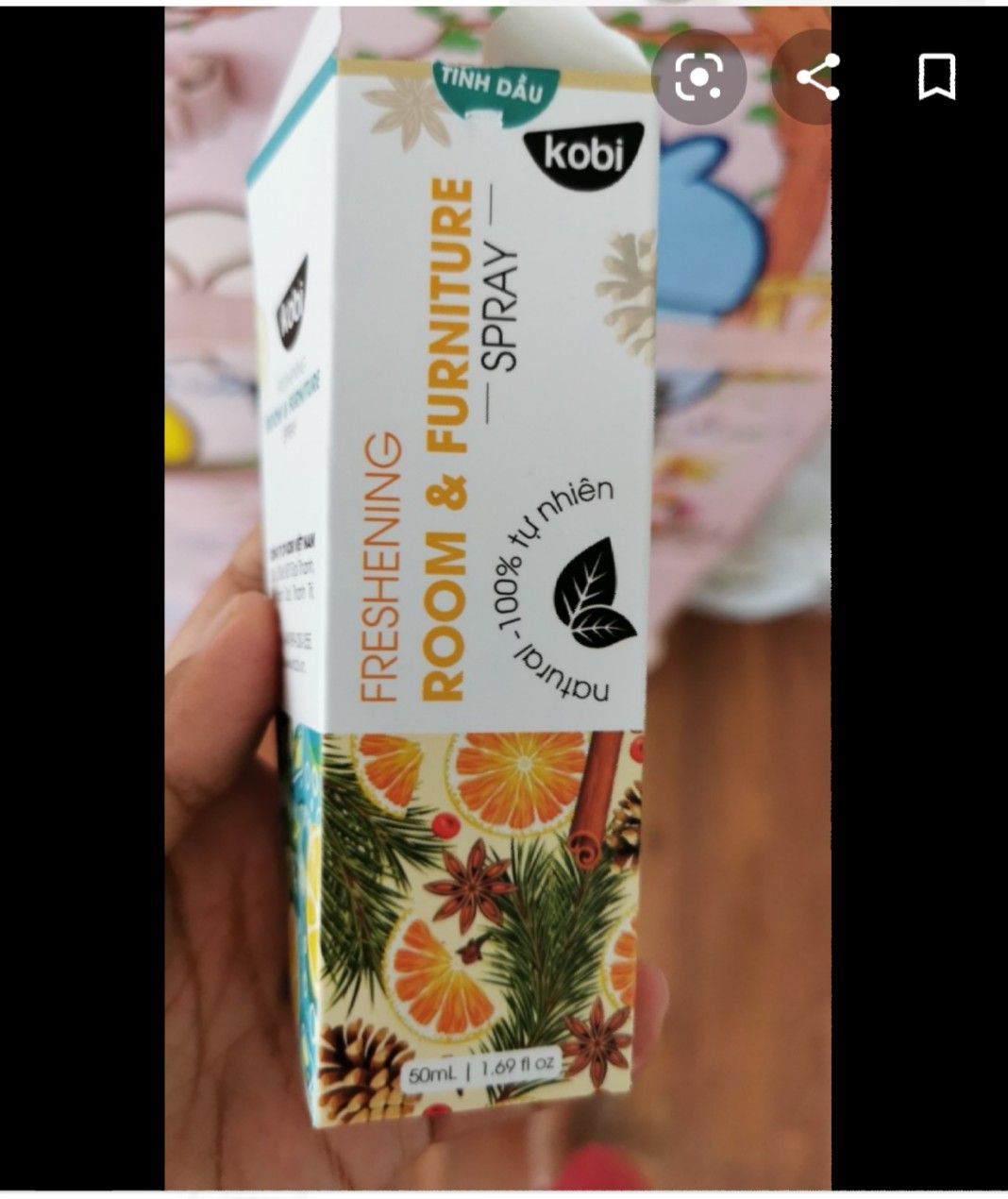 dùng xịt khử mùi rất thích, hương cam quế thơm hơn nhưng mùi này cũng dễ chịu, rất hài lòng.